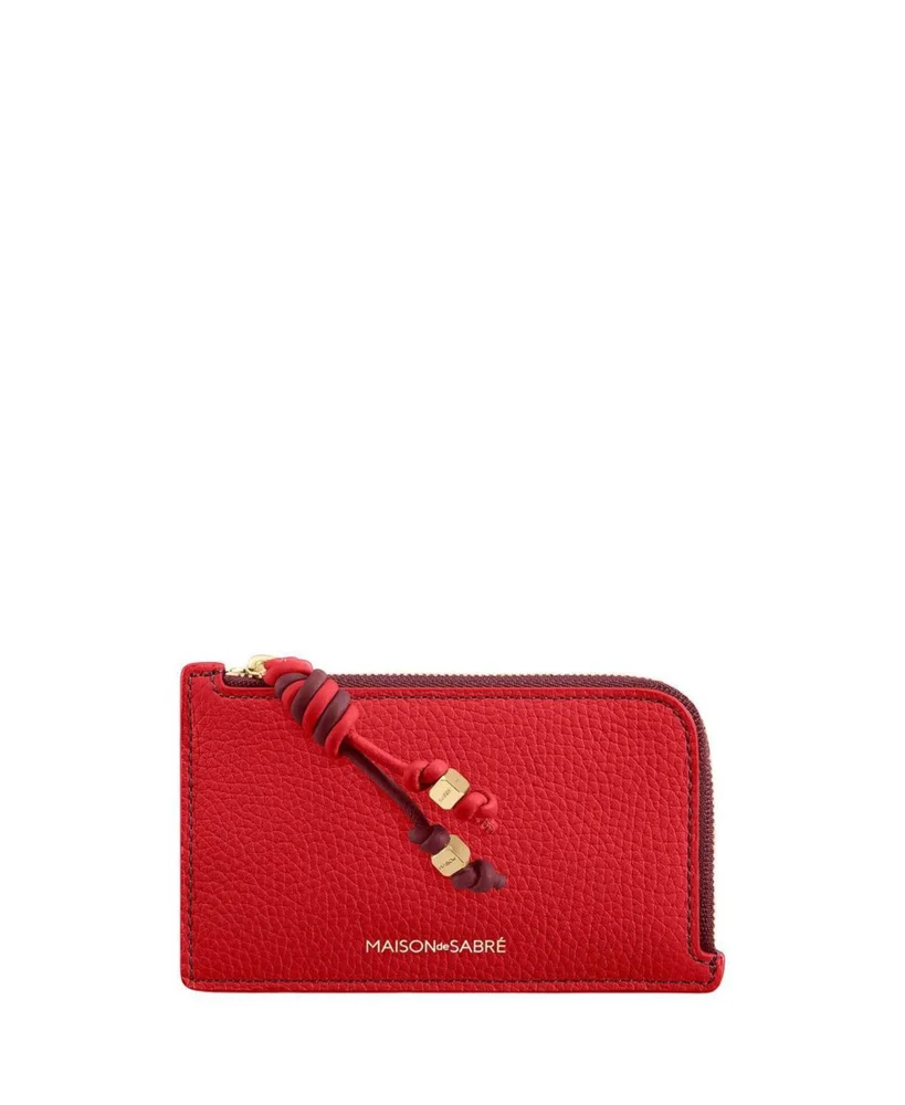 Leather Zip Card Holder
