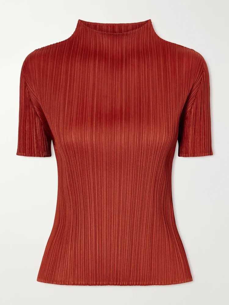 Plissé blouse