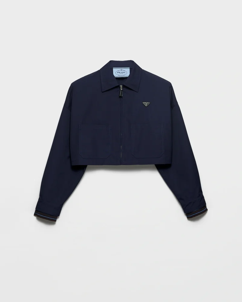 Poplin Blouson Jacket