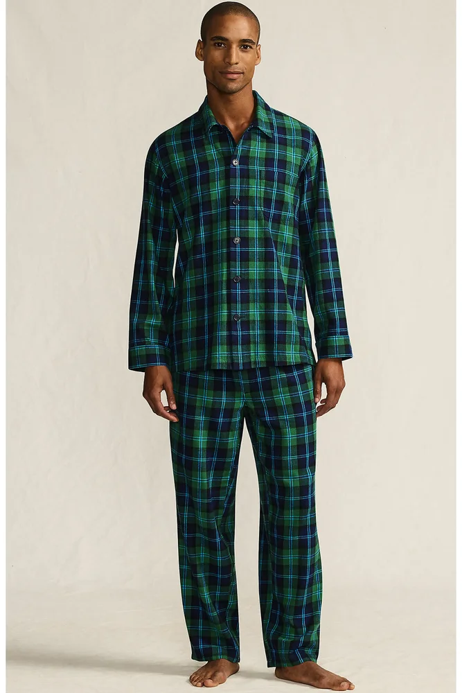 Flannel 3 Piece Pajama Set