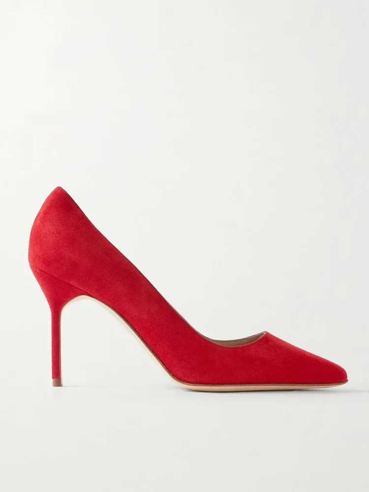 BB 90 suede pumps