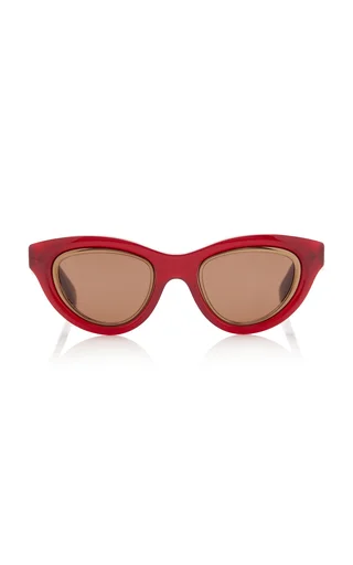 Cat-Eye Acetate Sunglasses