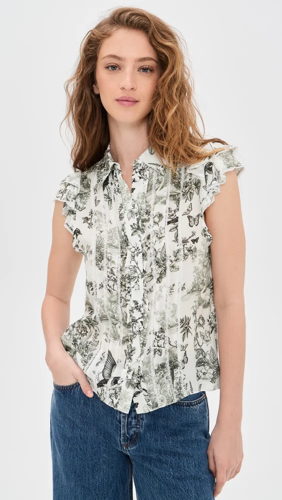 Minda Ruffle Blouse