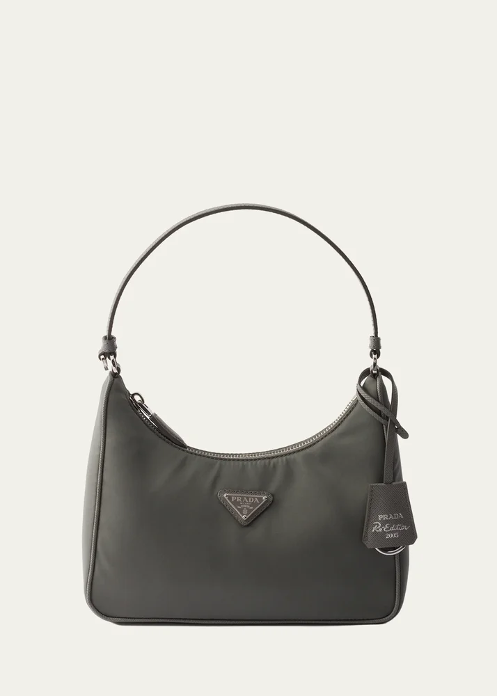 Re-Edition 2005 Mini Re-Nylon and Saffiano Shoulder Bag