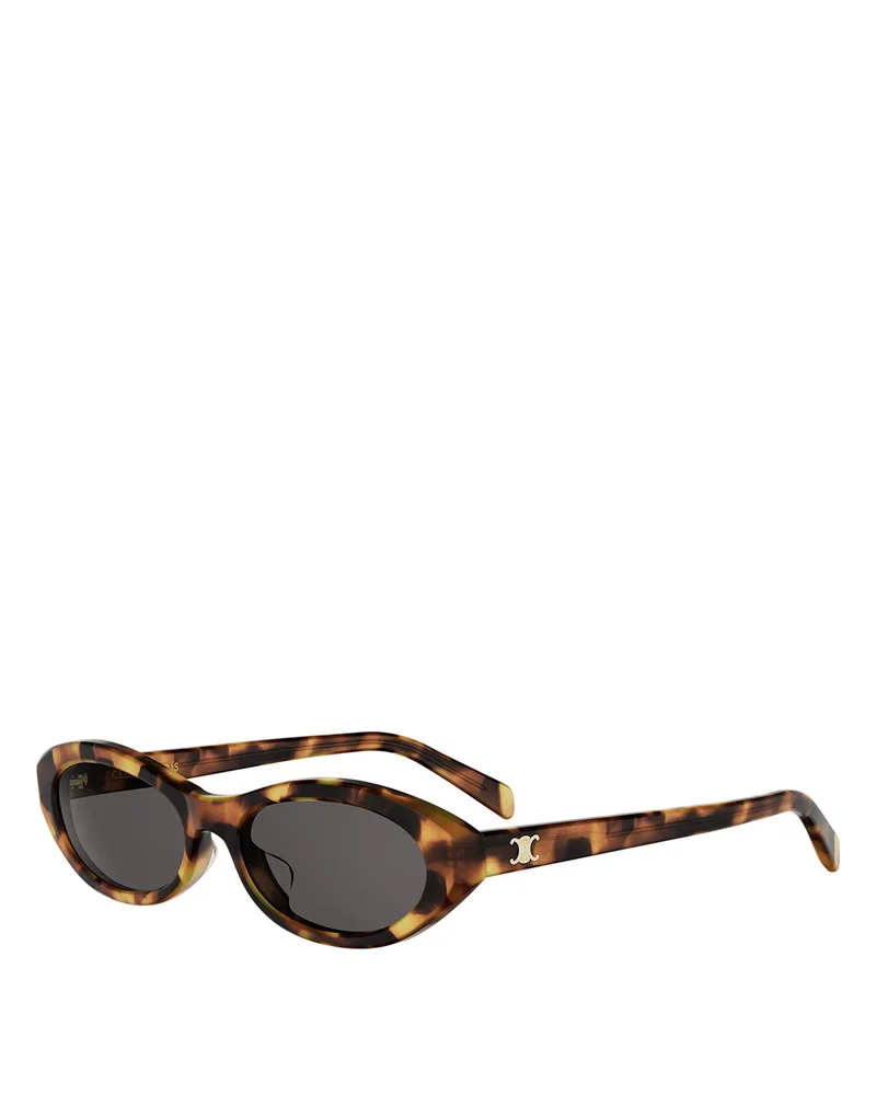 Triomphe Mini Oval Sunglasses, 54mm
