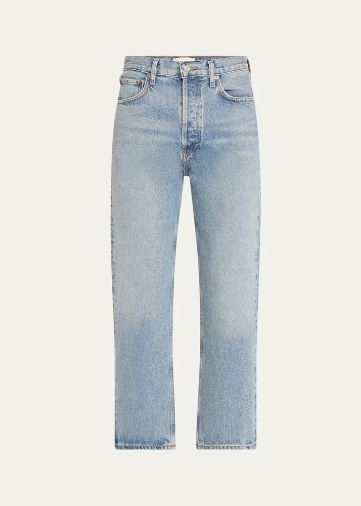 90s Pinch Waist Cropped Jeans