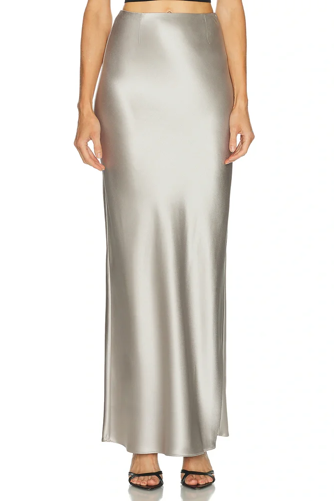 Satin Maxi Skirt