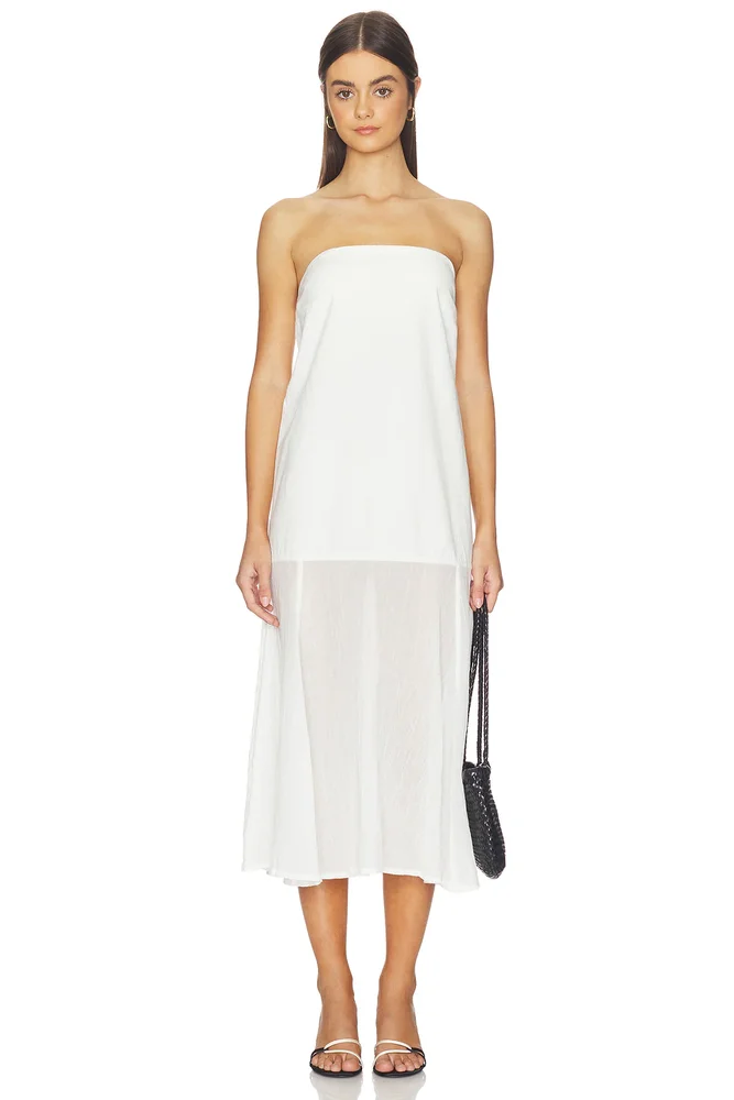 x free-est Sabeen Tube Midi Dress