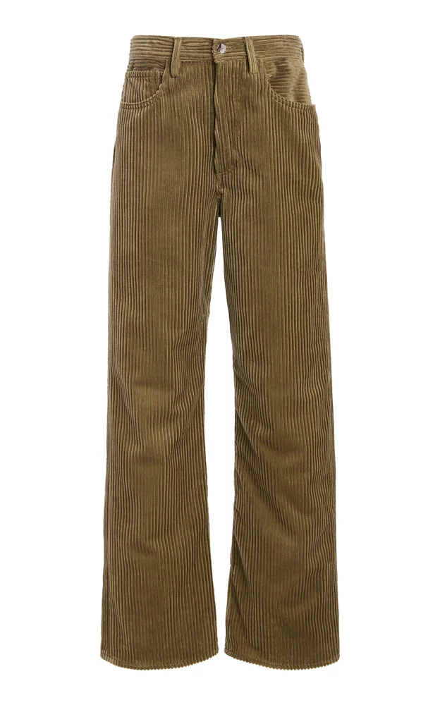 Vintage Loose Corduroy Wide-Leg Pants