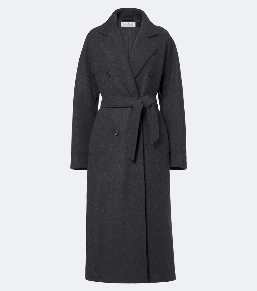 Cashmere jersey coat