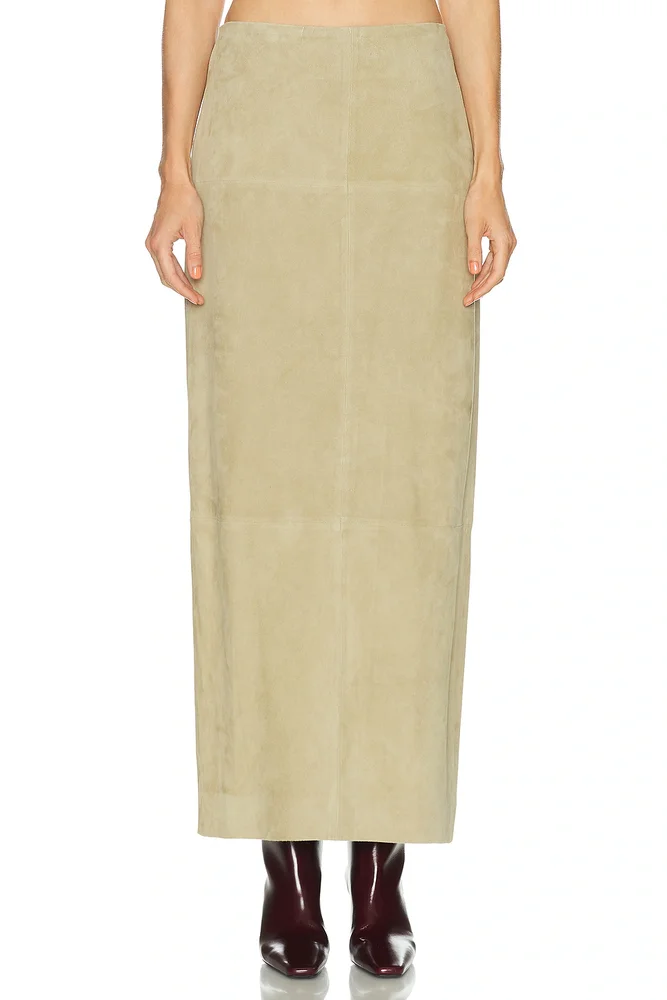 Sonya Suede Skirt