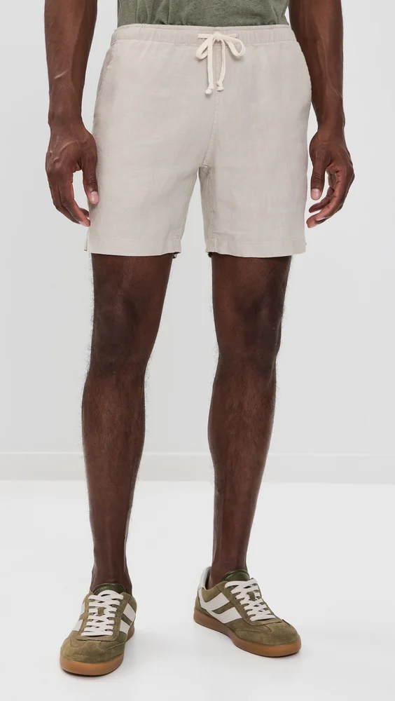 Linen Bo Shorts 7"