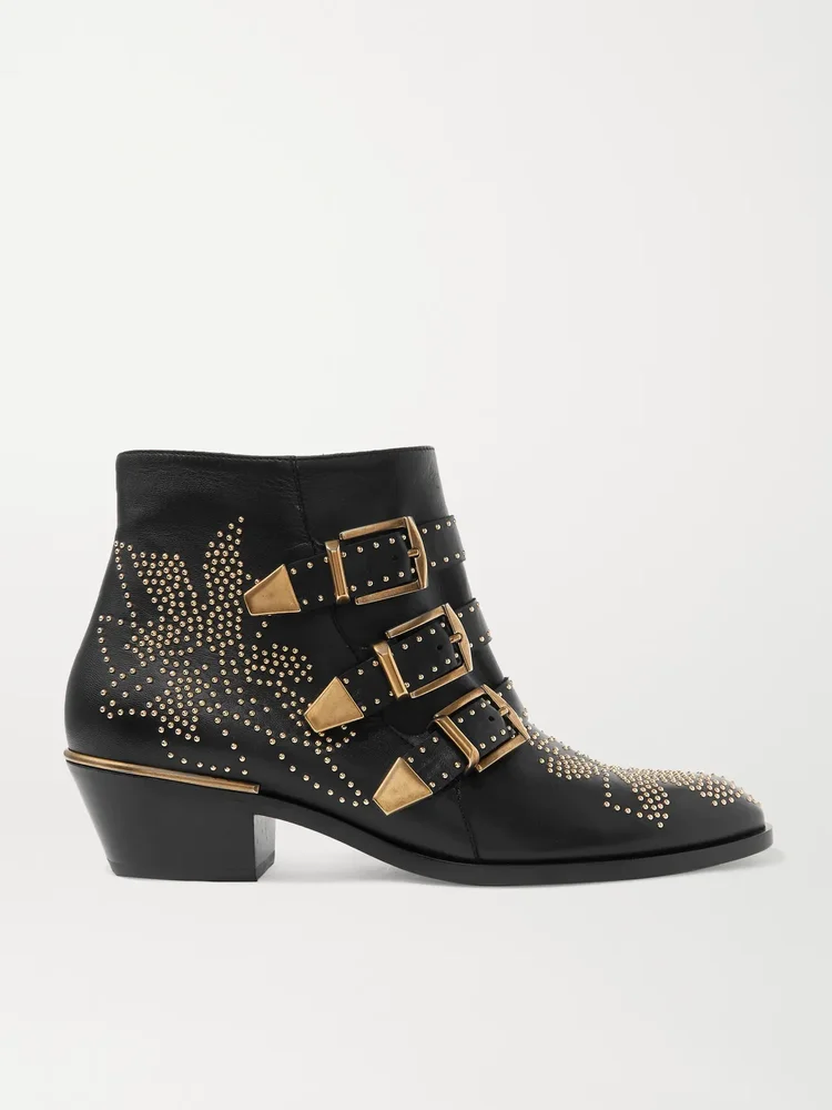 susanna studded leather ankle boots