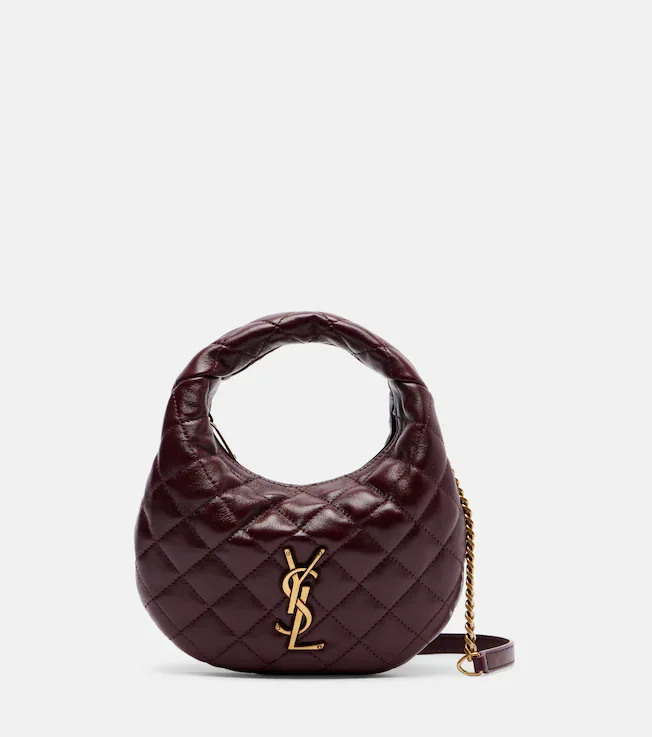 Icarino Mini quilted leather top-handle bag