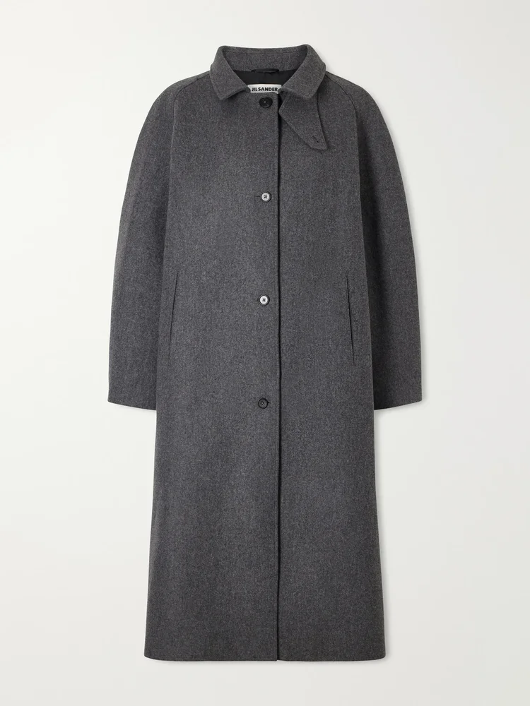 Wool-blend coat