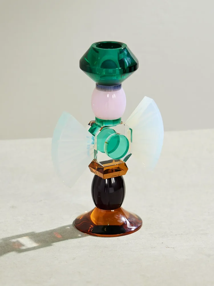 Carmina crystal candle holder