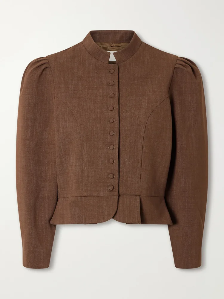 Amoako stretch drill blazer