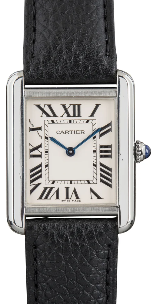 Pre-Owned Tank Solo W5200005 Stainless Steel on Leather