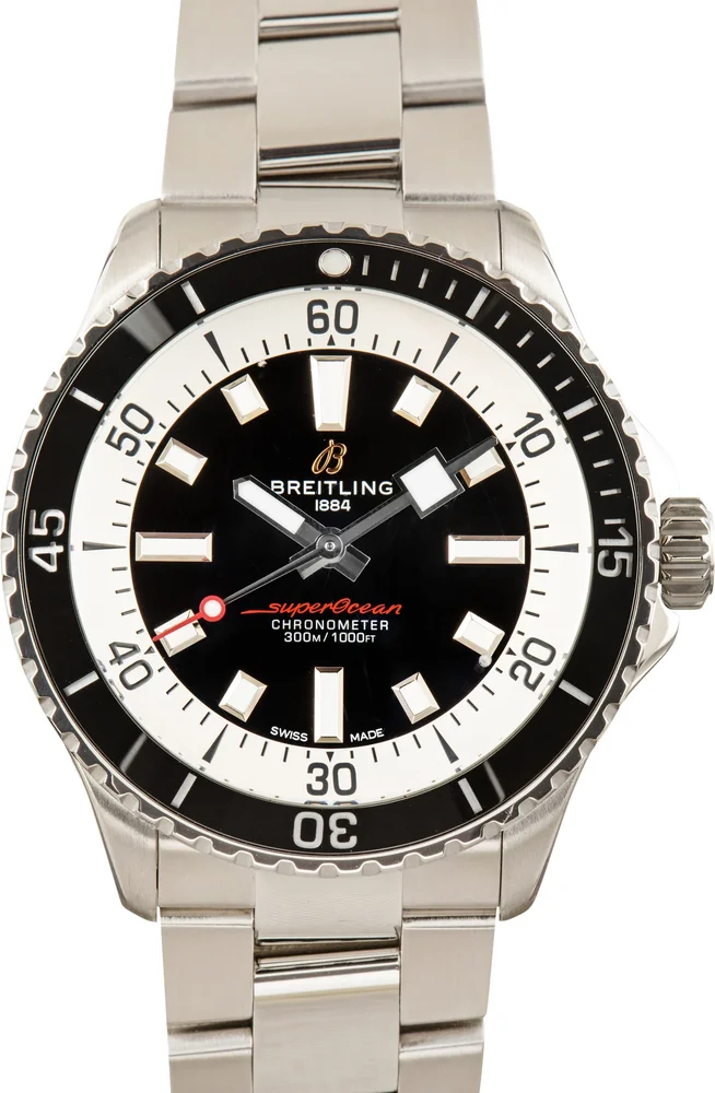 Pre-Owned Superocean Automatic 42 Black Dial, Ref. A17375211B1A1 (2022)