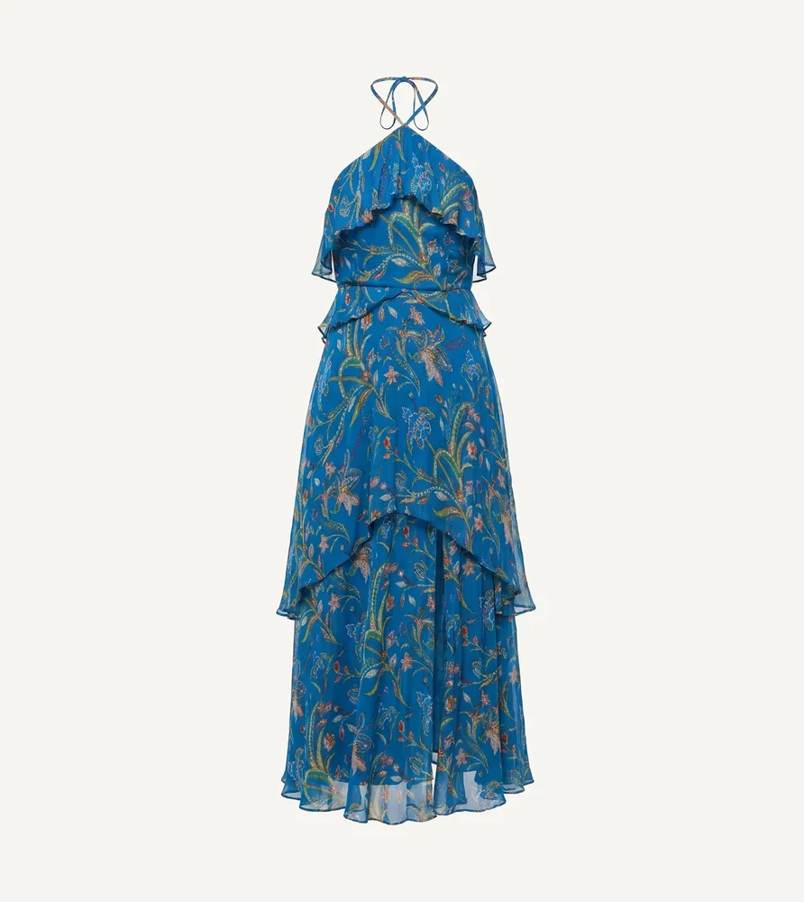 Aphrodite Ankle Dress | Blue Florabella