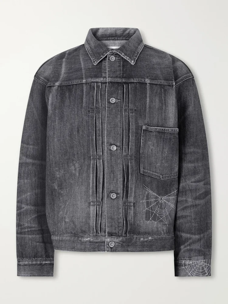 Savage Embroidered Denim Jacket