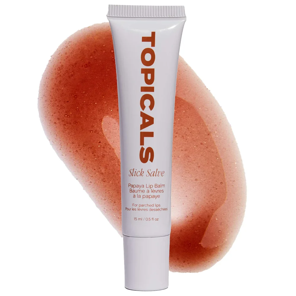Slick Salve Glossy Lip Balm for Soothing + Hydration in Papaya