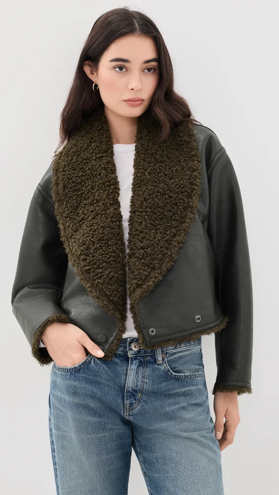 Stella Faux Leather Jacket