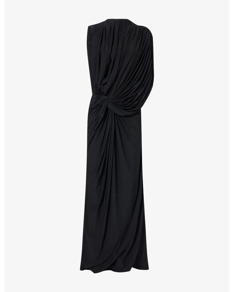 Azalea Draped Stretch-Jersey Maxi Dress