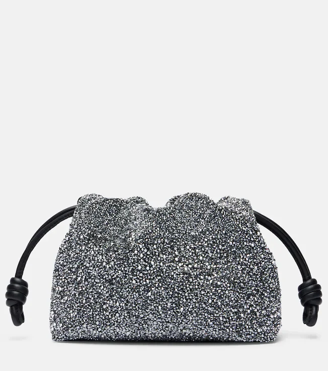 Flamenco Mini beaded clutch
