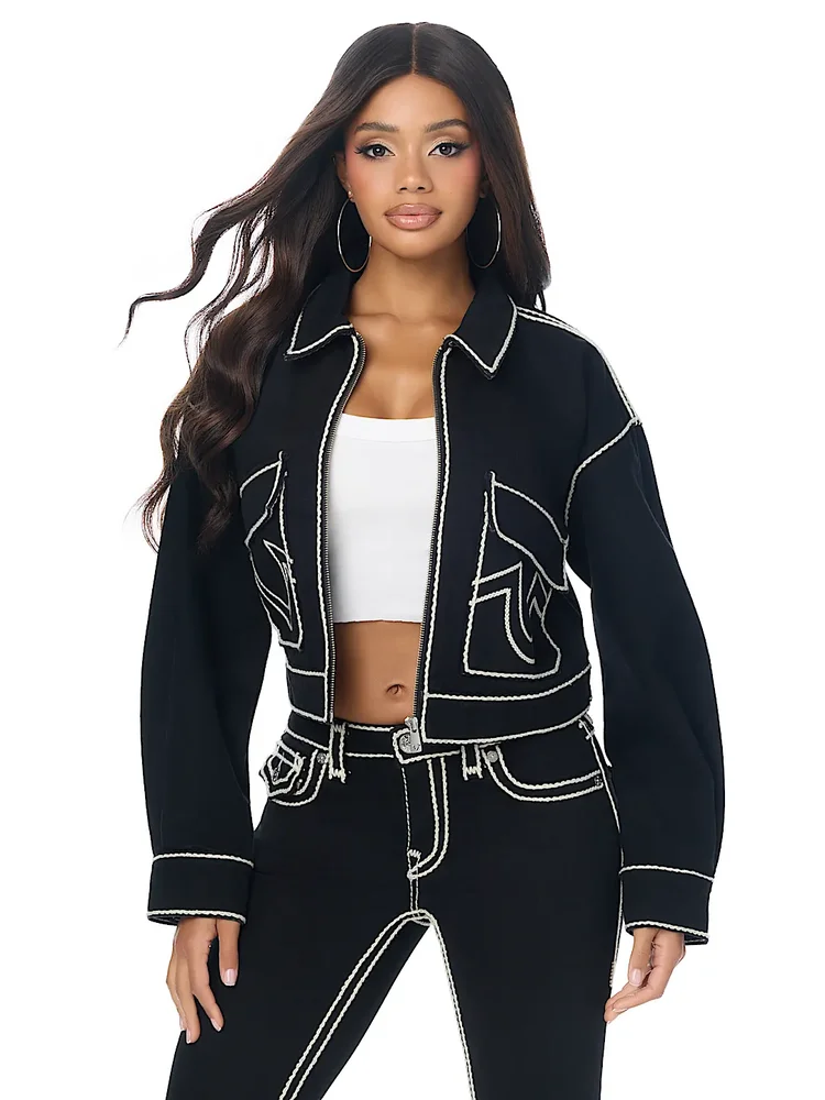 Rope Stitch Denim Jacket