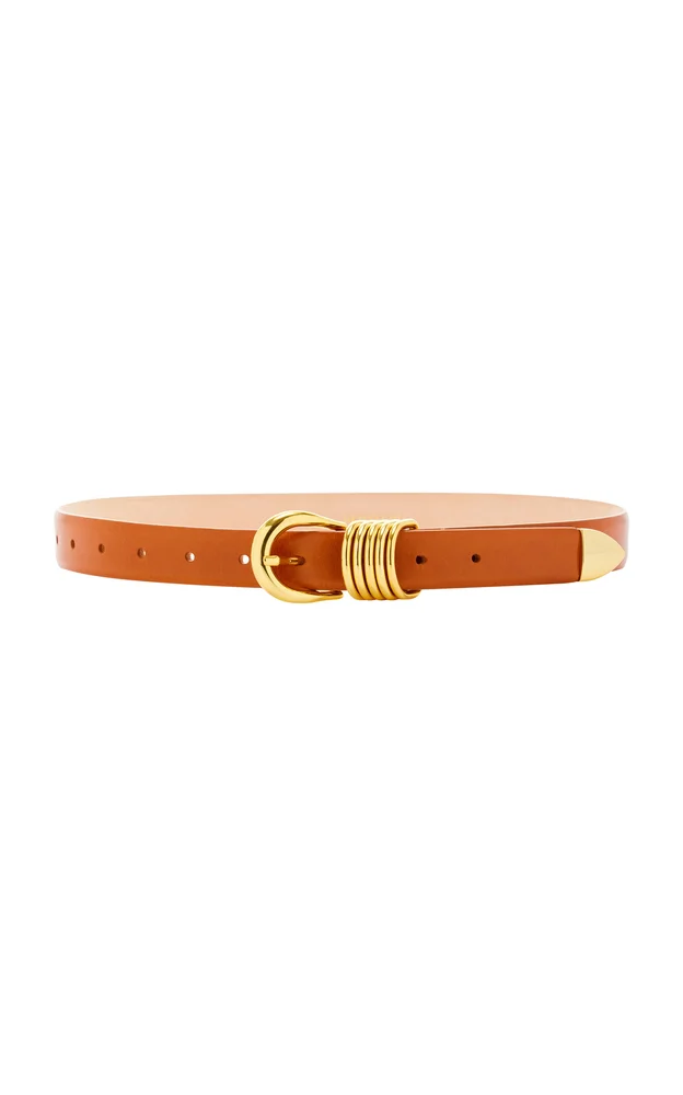 Hollyhock Leather Belt