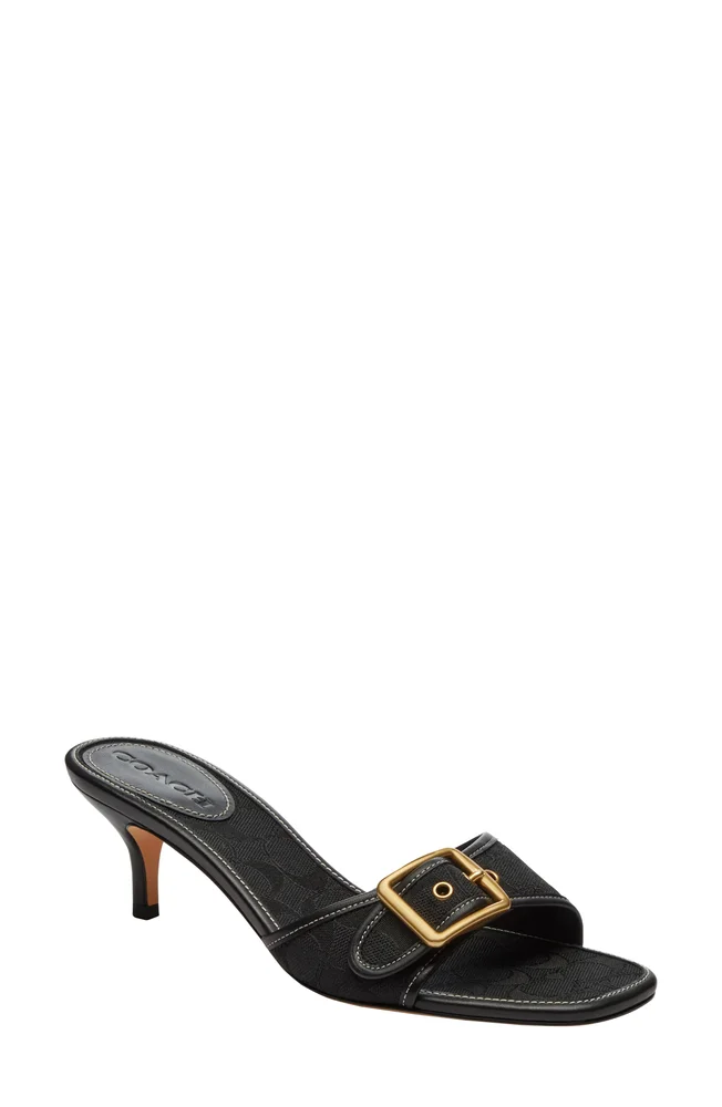 Margot Signature Jacquard Slide Sandal