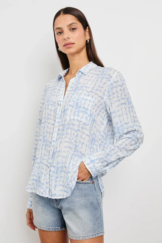 Josephine Shirt, Diffused Plaid
