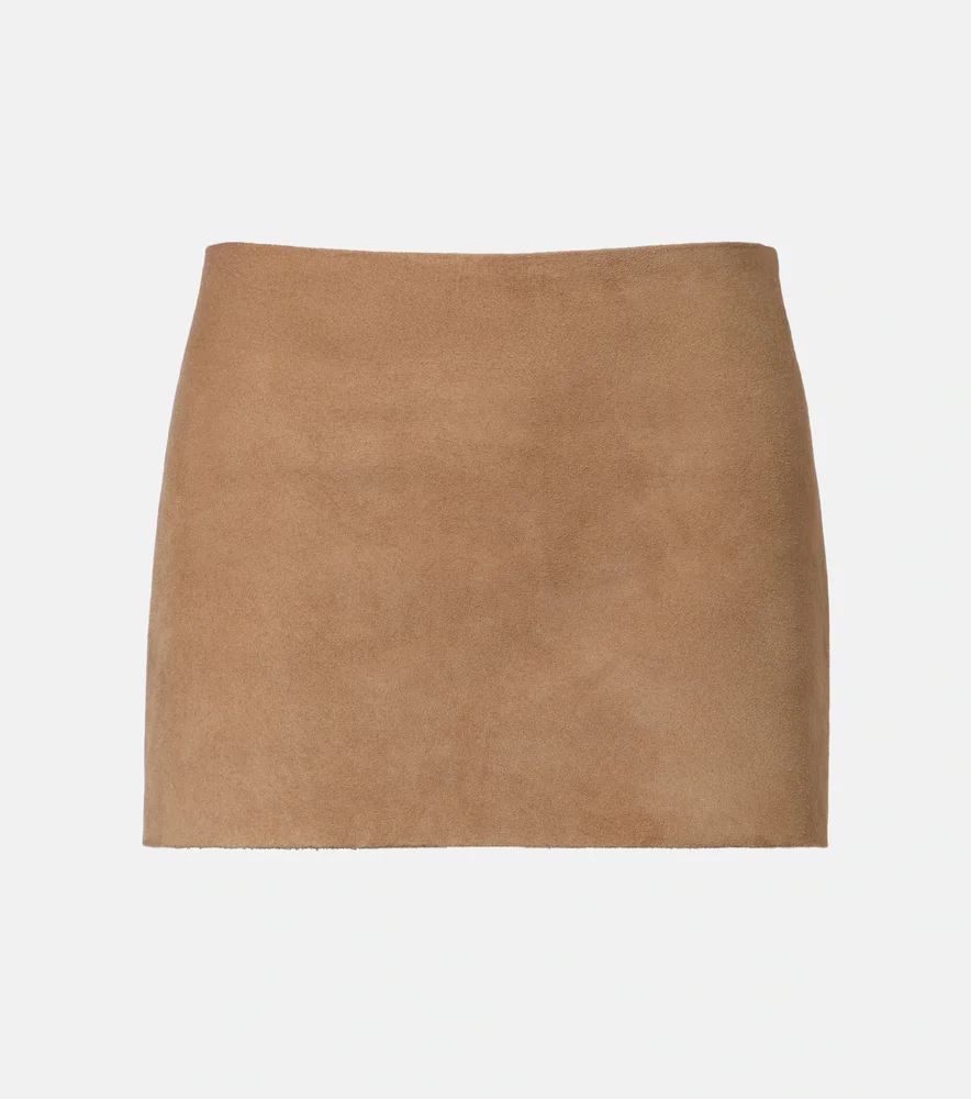 Jett suede miniskirt