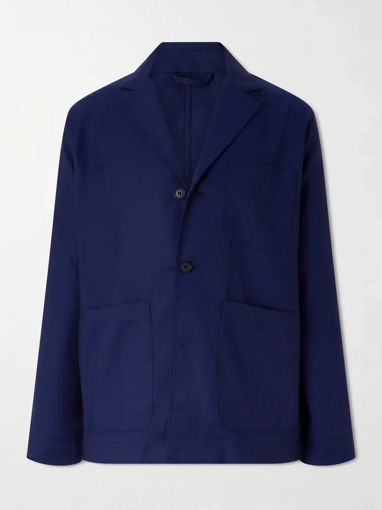 Lima Linen and Wool-Blend Suit Jacket