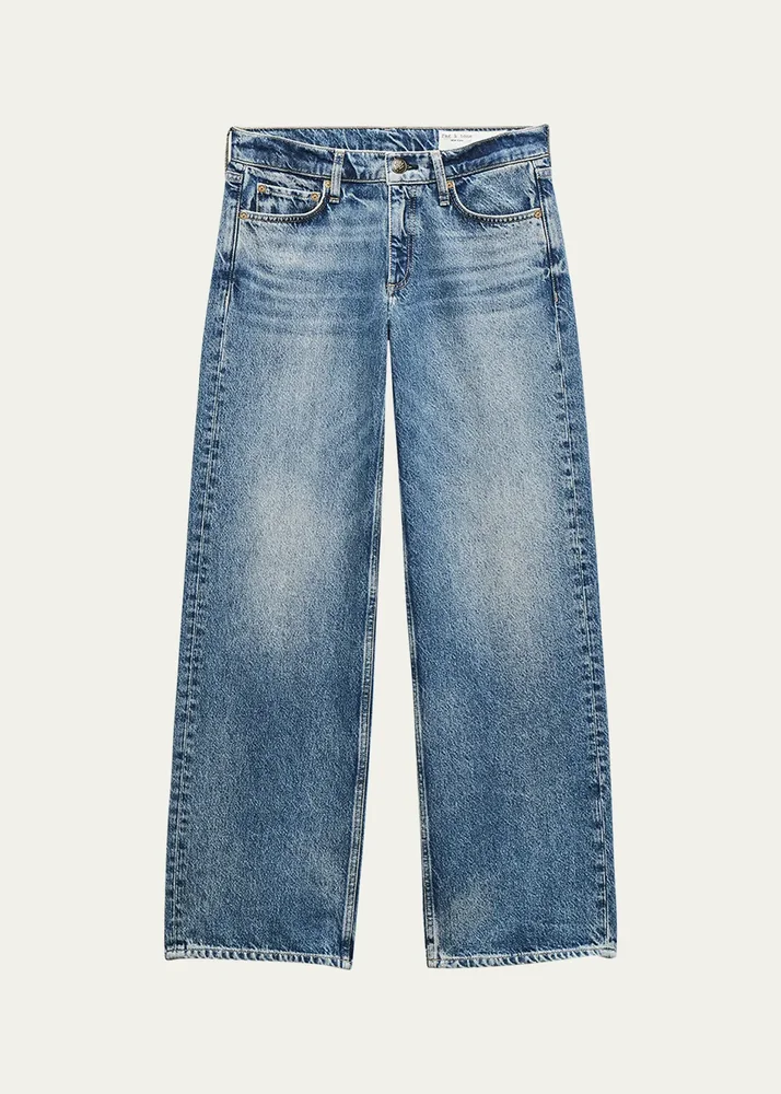 Cam Low-Rise Relaxed Straight Jeans