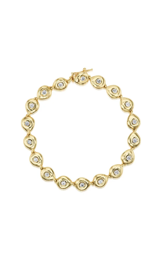 Reverie I 14K Yellow Gold Diamond Tennis Bracelet