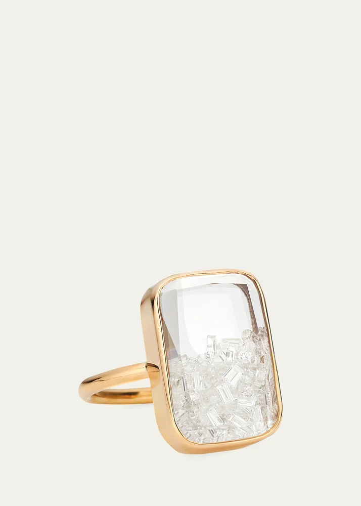 Ten Fourteen Kaleidoscope Shaker Ring with Diamonds