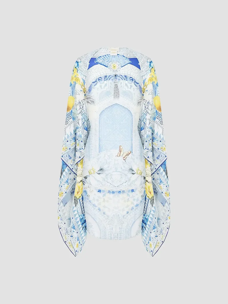 De Nada Grenada Silk Chiffon Shrug