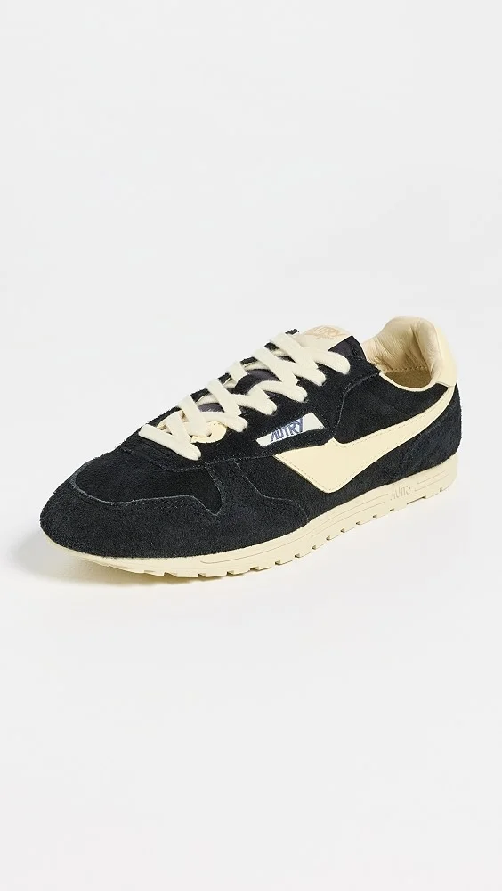 Windspin Low Suede Sneakers (Blk/Rut)