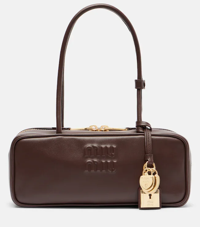 Beau leather shoulder bag