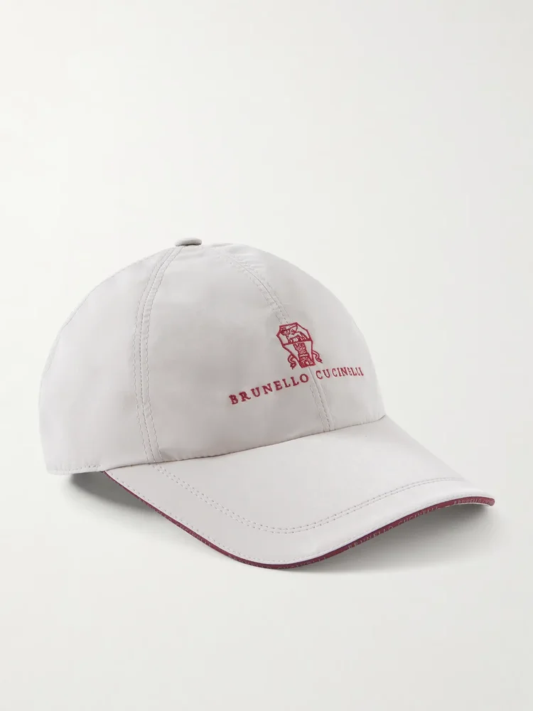 Logo-Embroidered Shell Cap