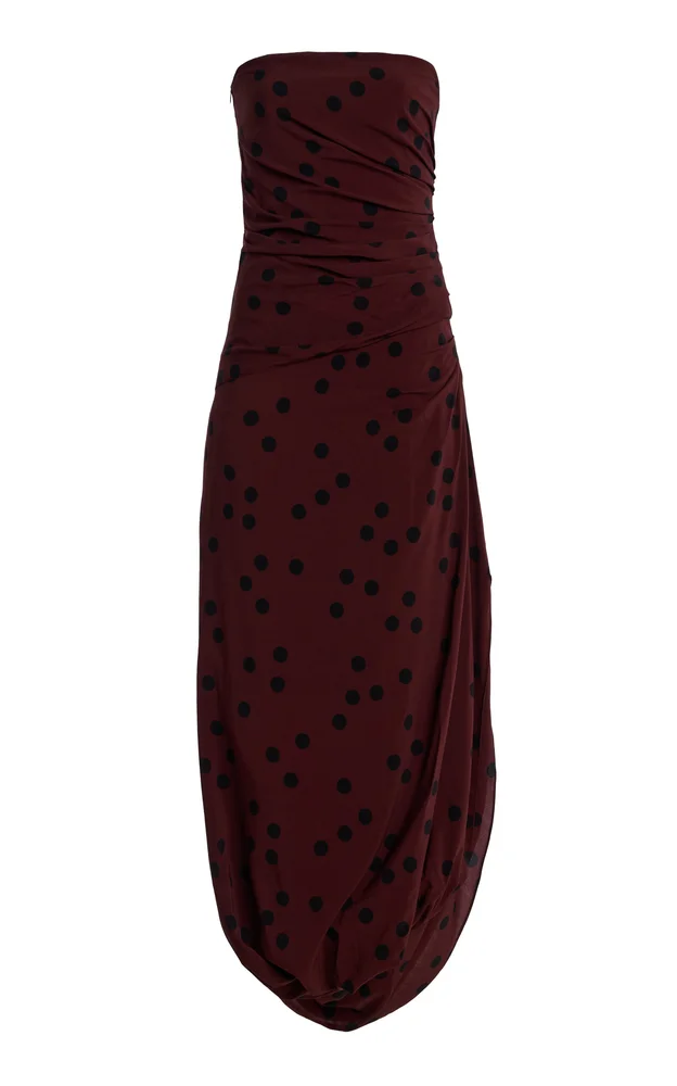 Nayara Polka Dot Maxi Dress