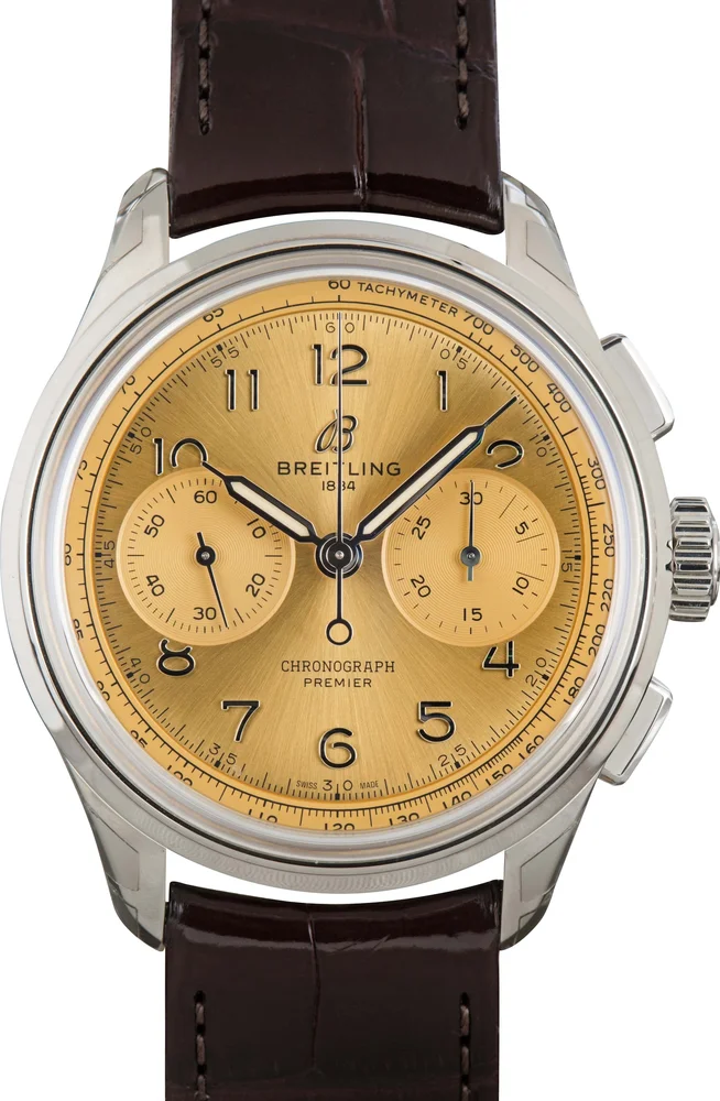 Pre-Owned Premier B09 Chronograph 40 Champagne Dial