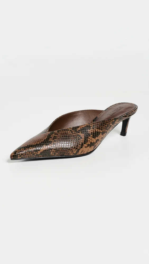 Loren Mid Mule Kitten Heels