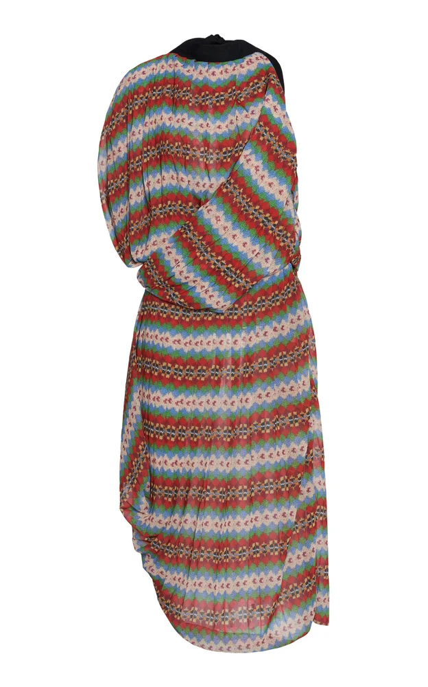 Duneggio Draped Midi Dress