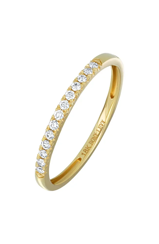 Pavé Diamond Stacking Ring