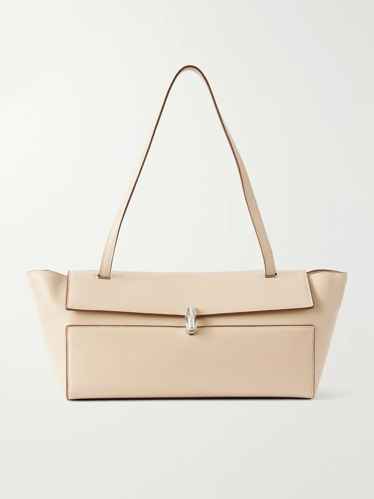 Symmetry Trapeze leather shoulder bag