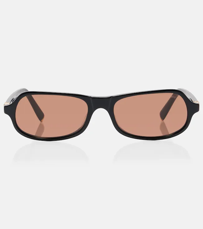 Logo rectangular sunglasses