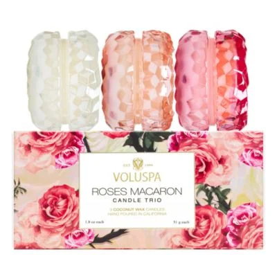 VoluspaRoses Macaron Candle Trio Gift Set